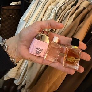3 travel size perfumes